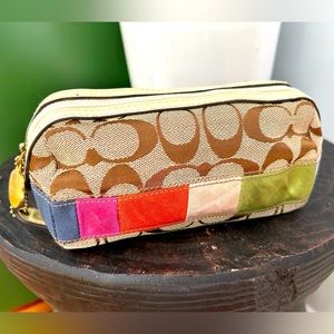 Small coach purse/cosmetic bag